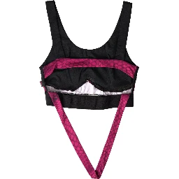 Black Fuchsia Logo Athlete Hannah Bra Underwear