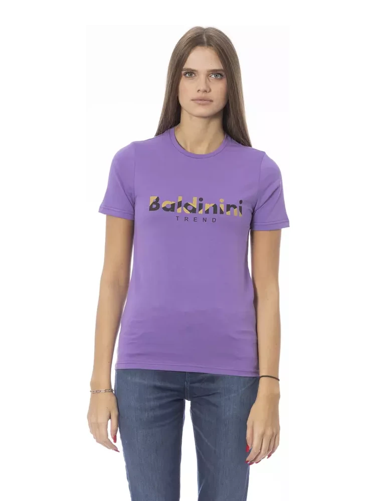 Purple Cotton T-Shirt