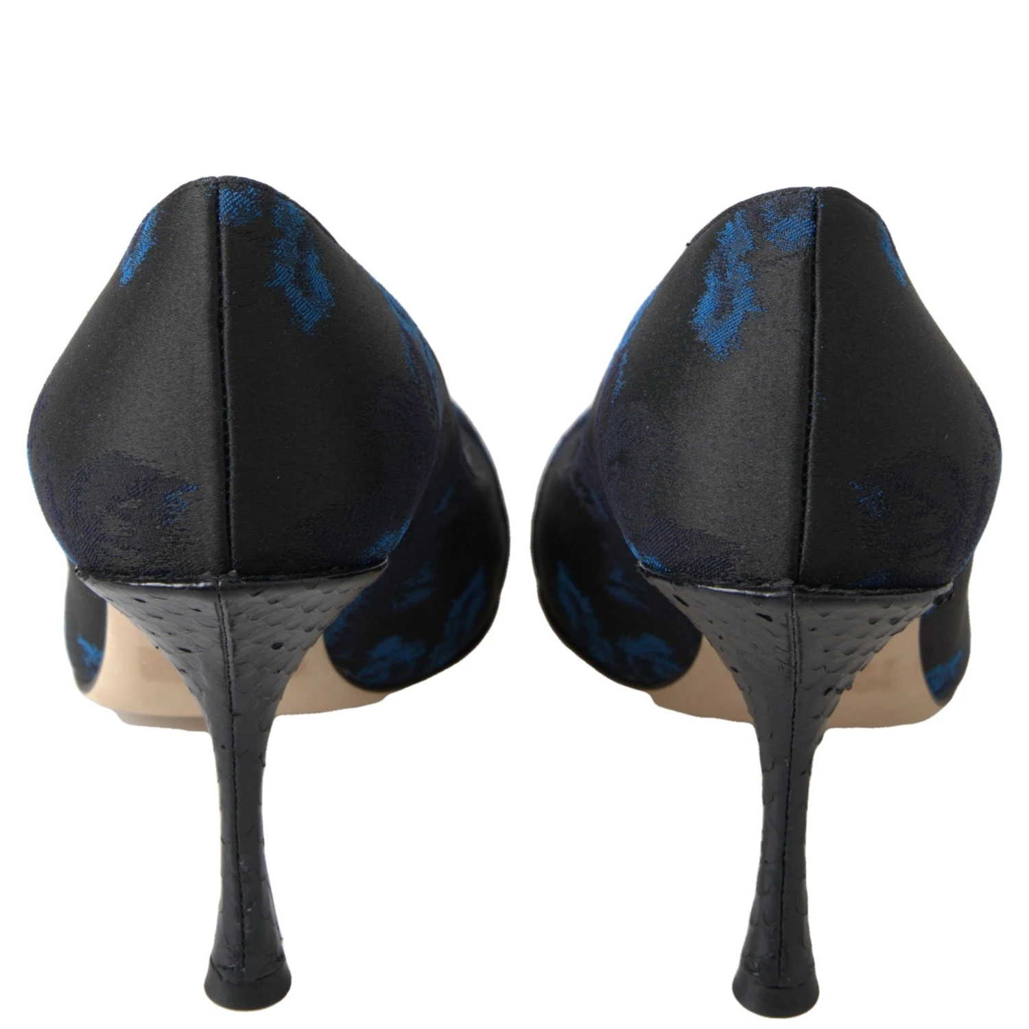 Blue Floral Ayers Crystal Pumps Shoes