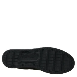 Black Gold Leather Classic Sneakers Shoes