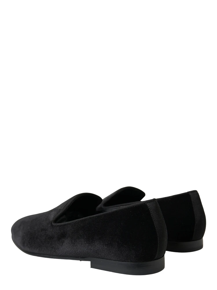 Black Velvet Loafers Formal Shoes alternative