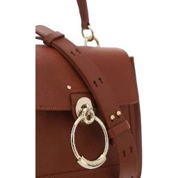Brown Calf Leather Tess Handbag