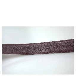 Brown Leather Metal Buckle Men Cintura Belt