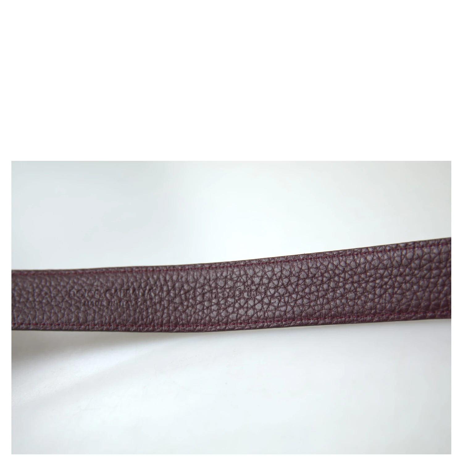 Brown Leather Metal Buckle Men Cintura Belt