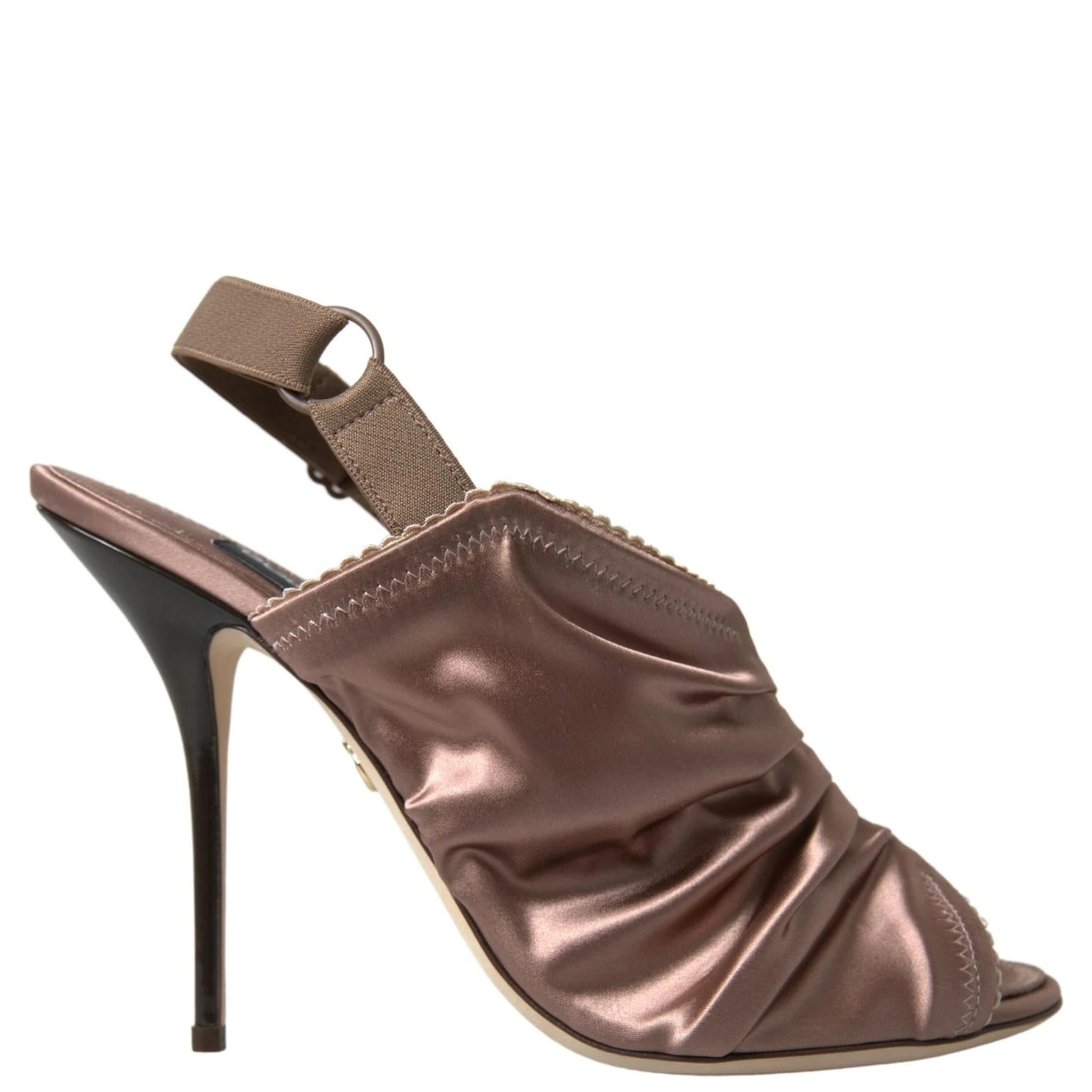 Light brown Slingback Corset Style Fastening stiletto heels