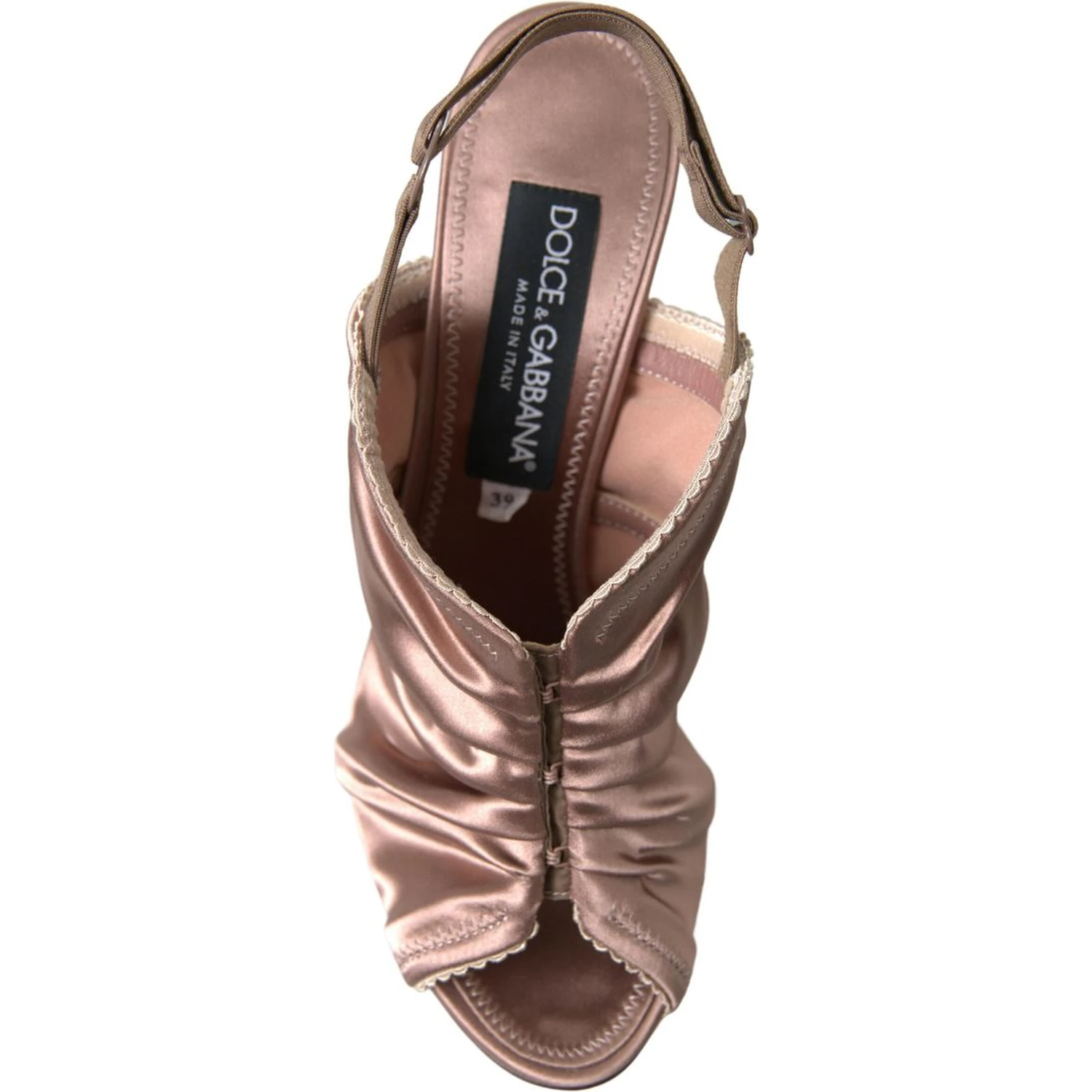 Light brown Slingback Corset Style Fastening stiletto heels