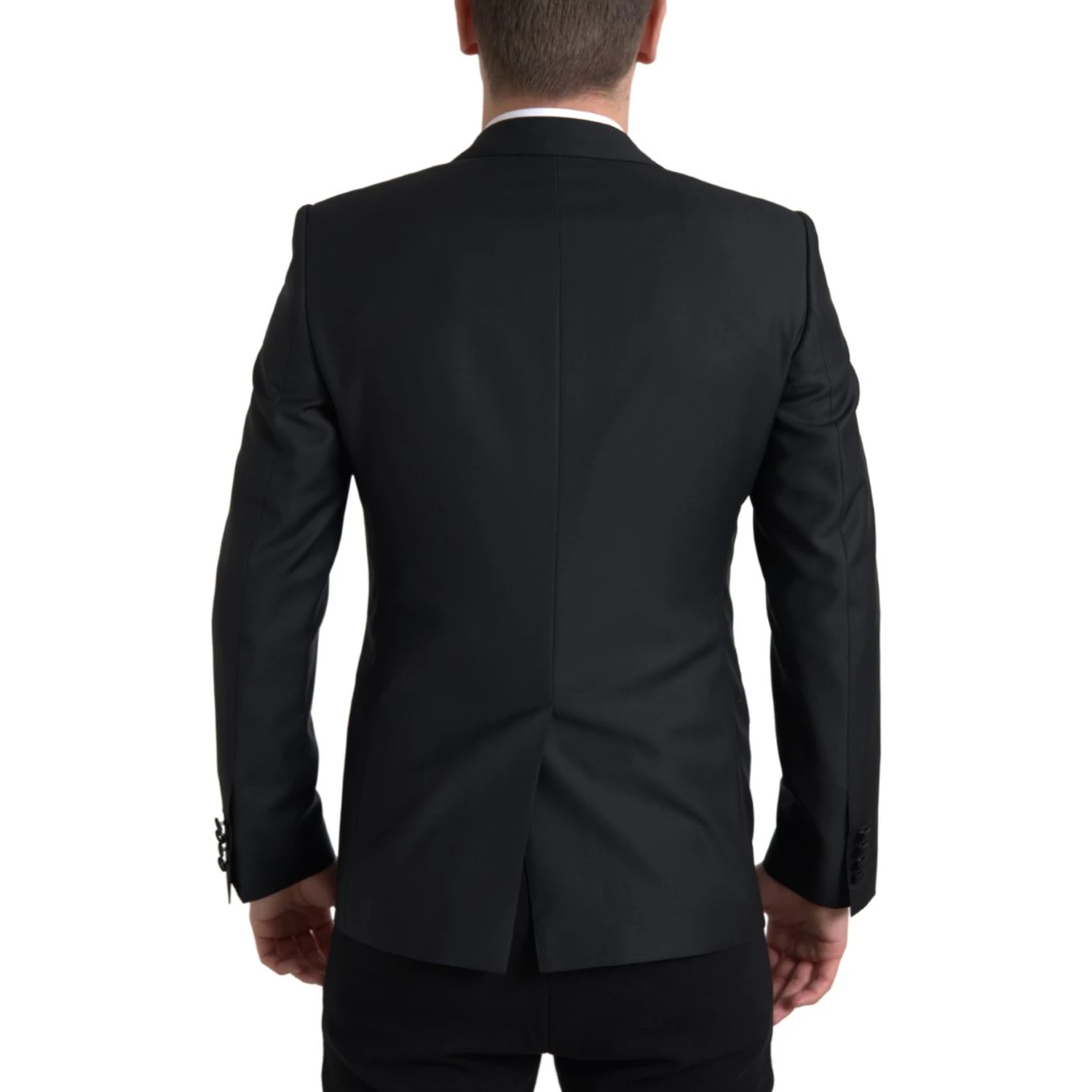 Black Wool Single Breasted MARTINI Blazer