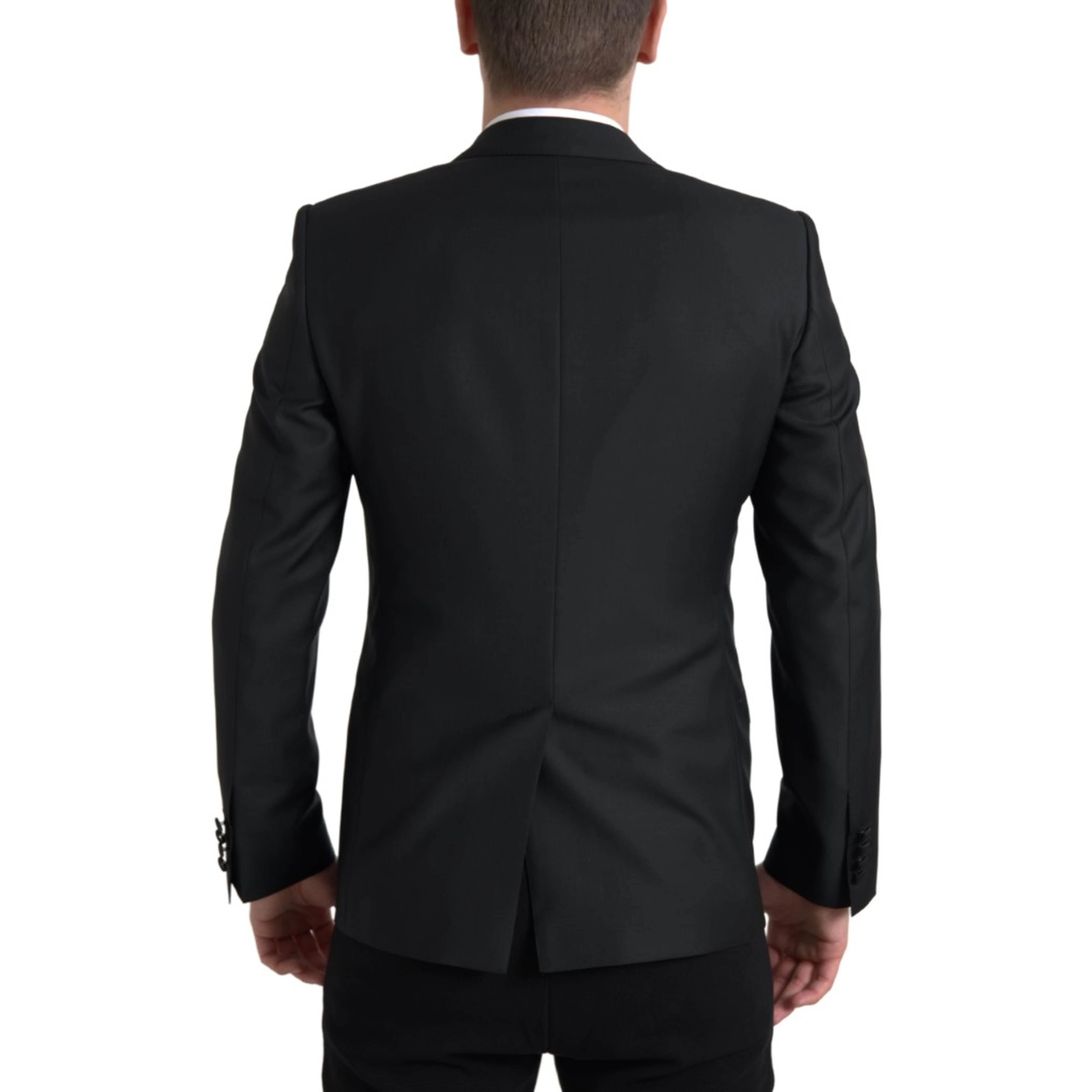 Black Wool Single Breasted MARTINI Blazer