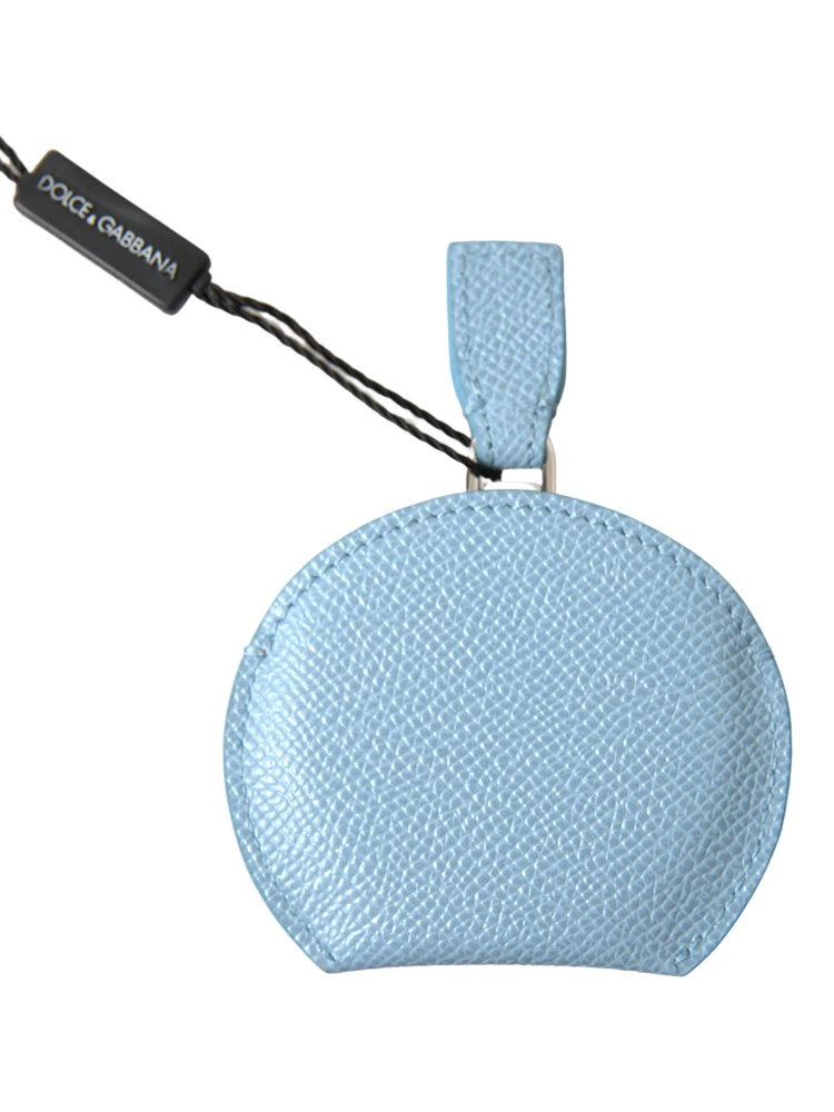 Light Blue Calfskin Leather Mirror Holder alternative