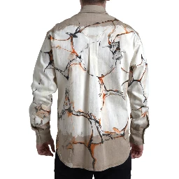 Multicolor Cotton Collared Denim Shirt