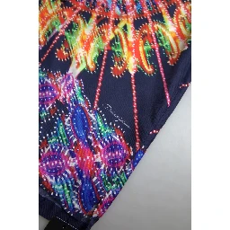 Multicolor Luminarie Print Men Shirt Silk