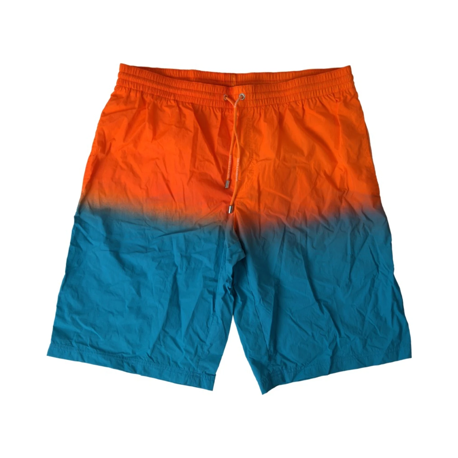 Orange Blue Gradient Beachwear Swimwear Shorts