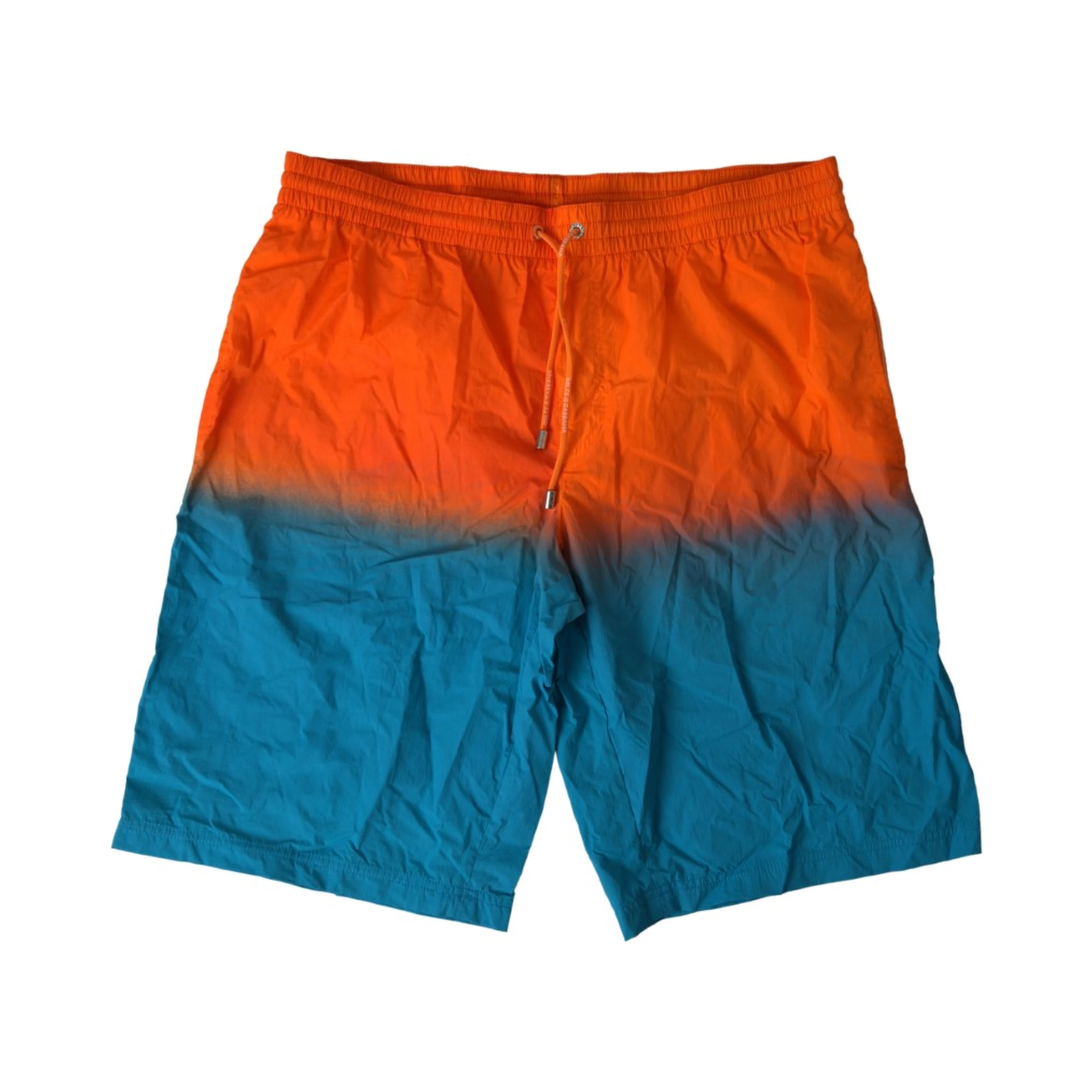 Orange Blue Gradient Beachwear Swimwear Shorts
