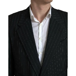 Black Stripe Single Breasted SICILIA Blazer