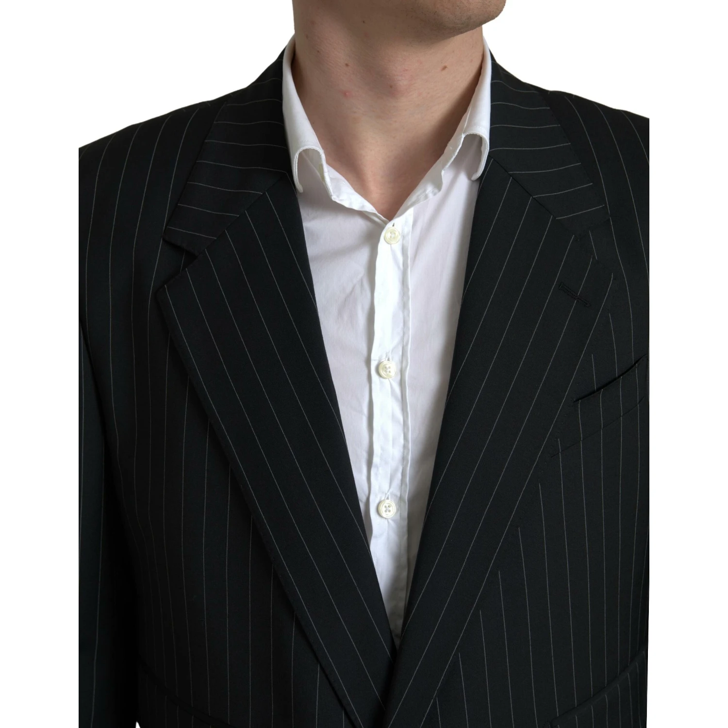 Black Stripe Single Breasted SICILIA Blazer
