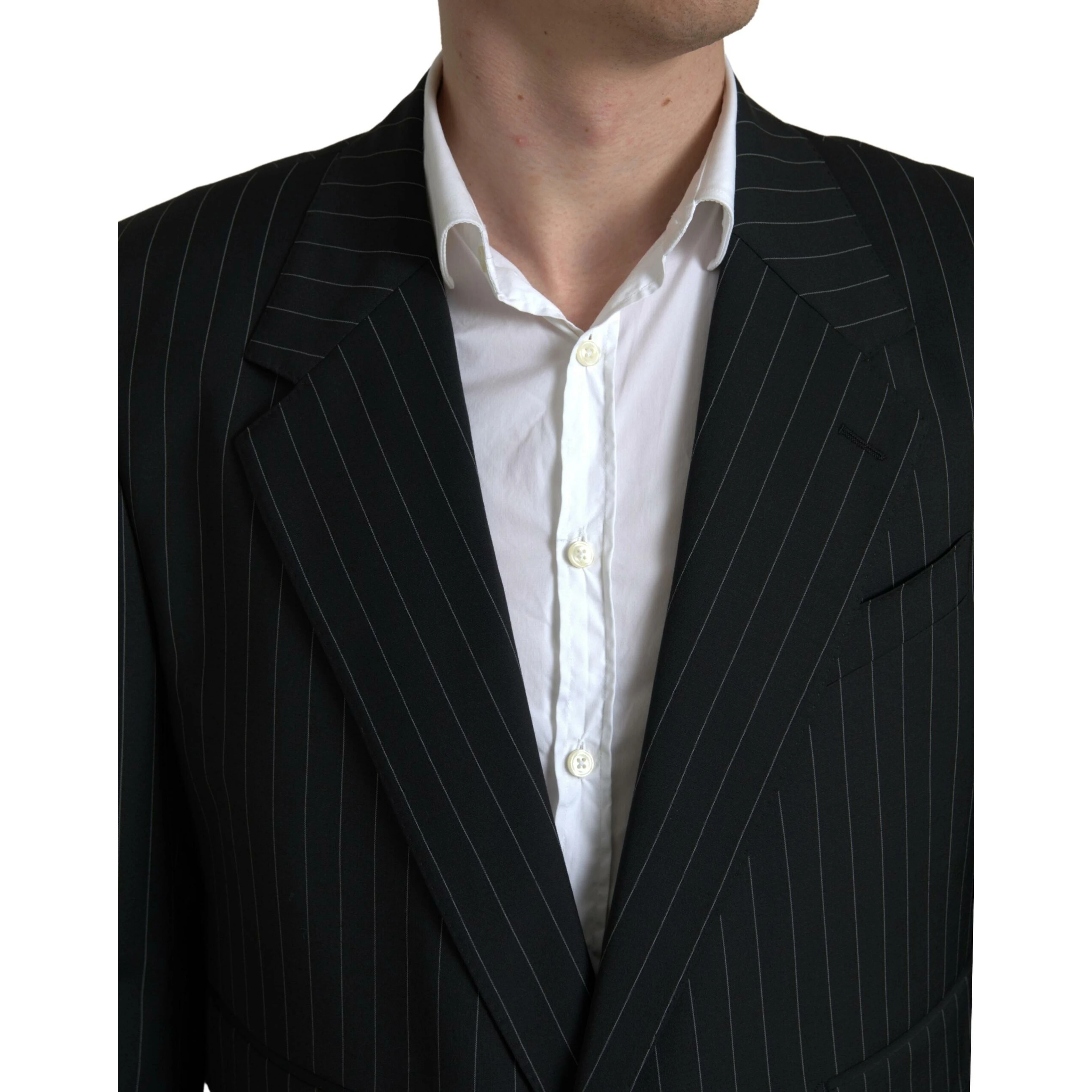 Black Stripe Single Breasted SICILIA Blazer
