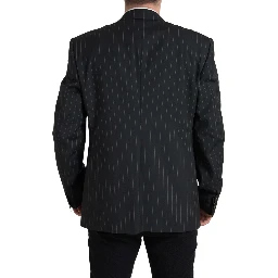 Black Stripe Single Breasted SICILIA Blazer