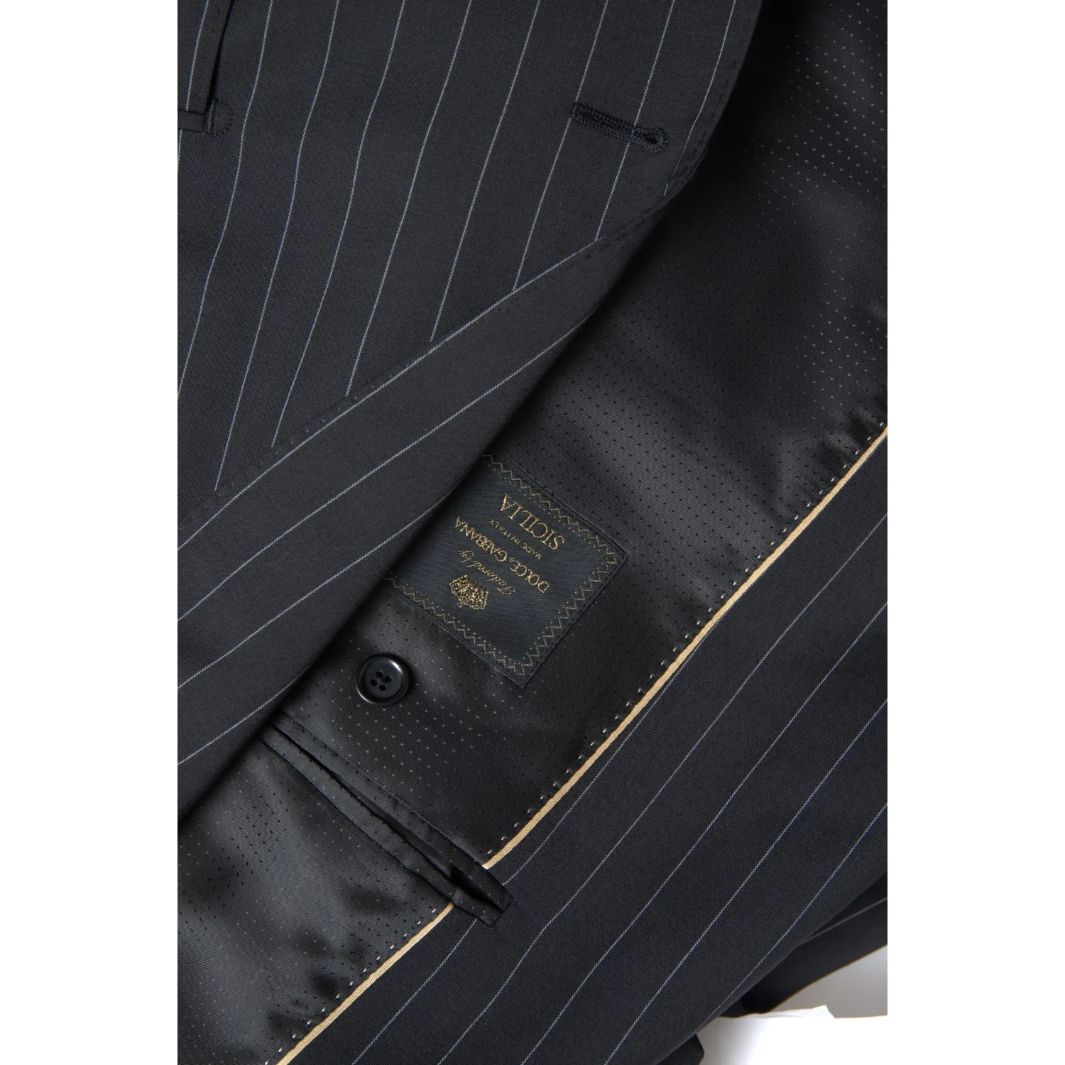 Black Stripe Single Breasted SICILIA Blazer