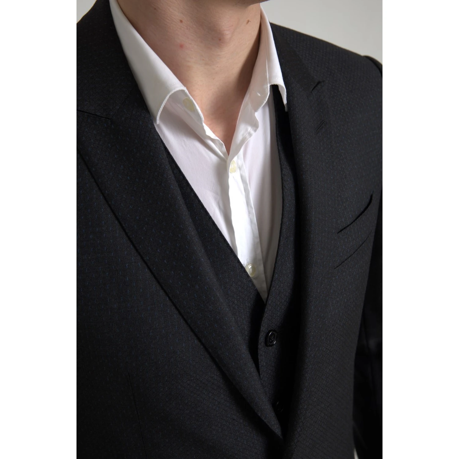 Black 3 Piece Single Breasted MARTINI Suit