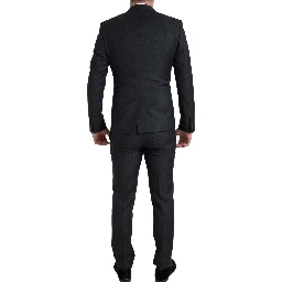 Black 3 Piece Single Breasted MARTINI Suit