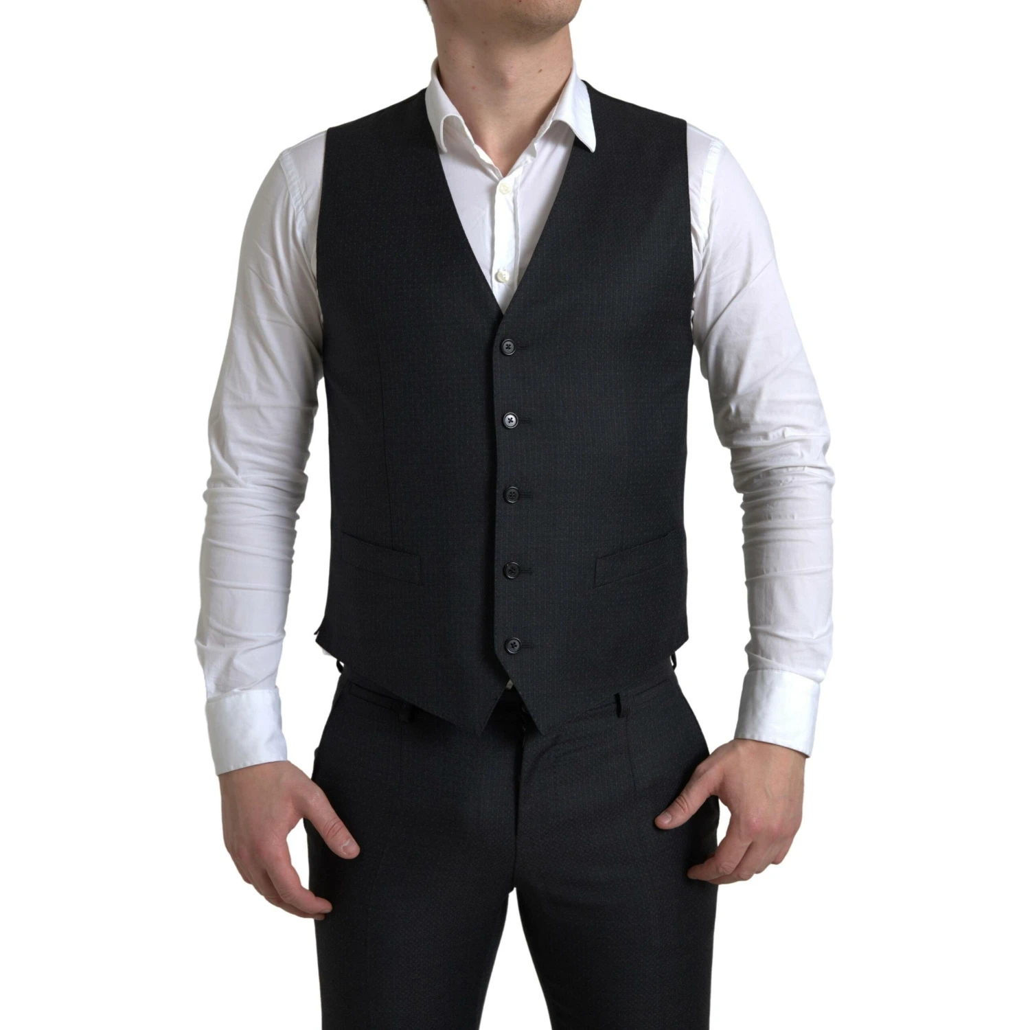 Black 3 Piece Single Breasted MARTINI Suit
