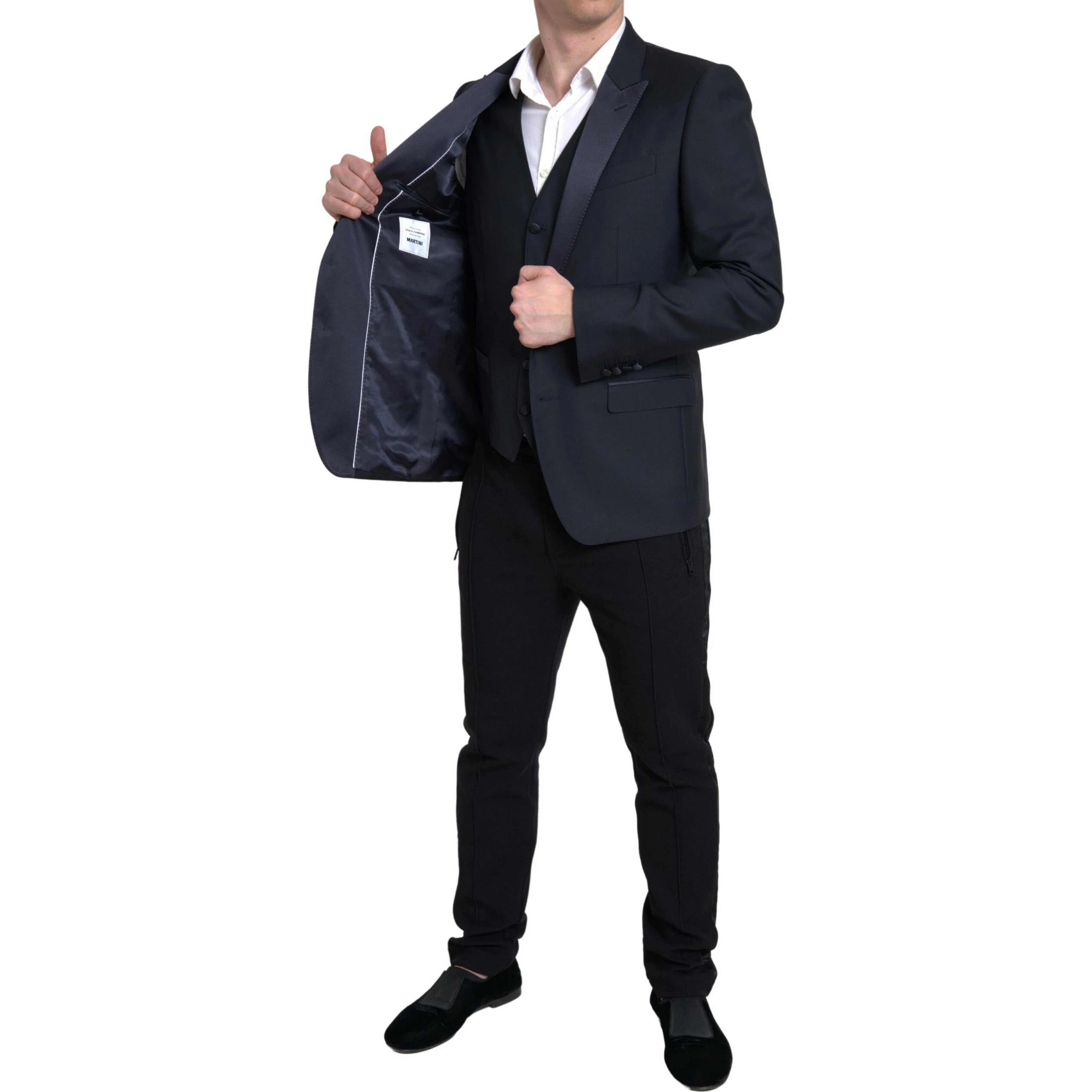 Blue 2 Piece Single Breasted MARTINI Suit
