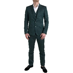 Green 3 Piece Single Breasted MARTINI Suit