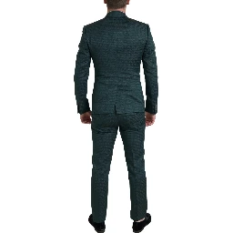 Green 3 Piece Single Breasted MARTINI Suit