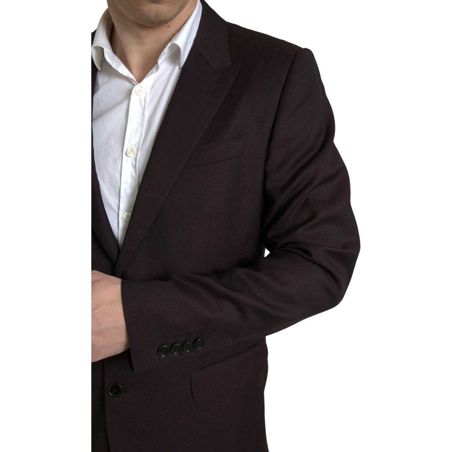 Maroon 2 Piece Single Breasted MARTINI Suit