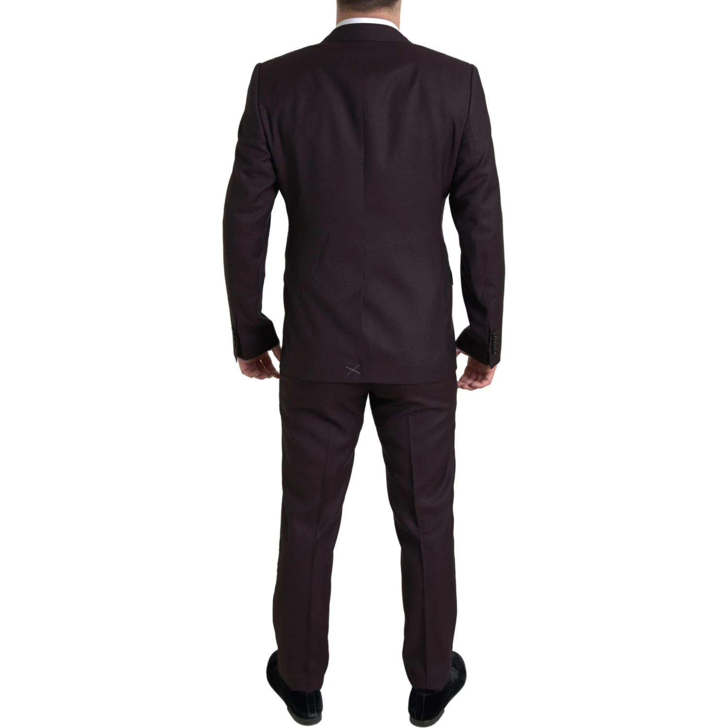 Maroon 2 Piece Single Breasted MARTINI Suit