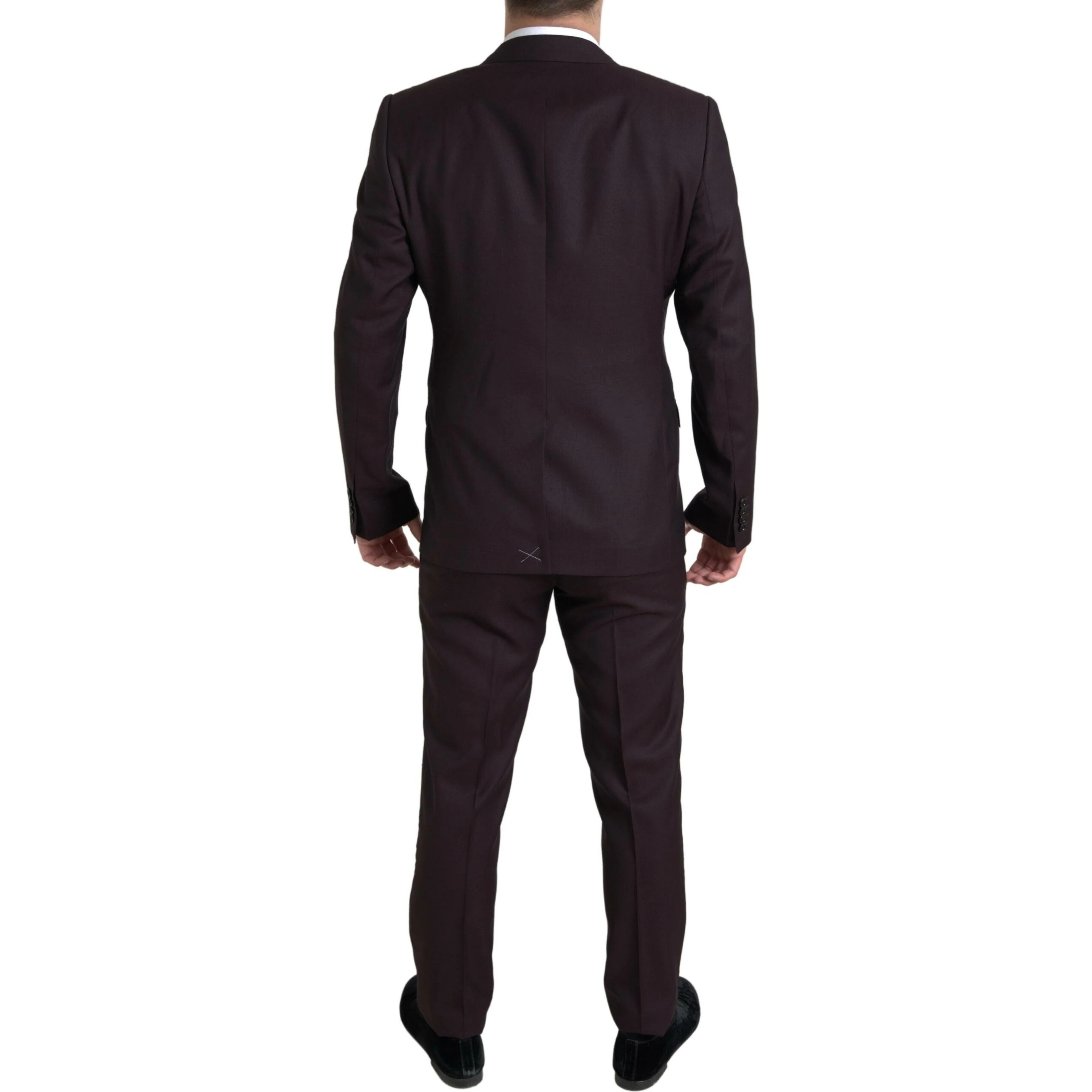 Maroon 2 Piece Single Breasted MARTINI Suit