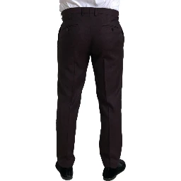 Maroon 2 Piece Single Breasted MARTINI Suit
