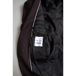 Maroon 2 Piece Single Breasted MARTINI Suit