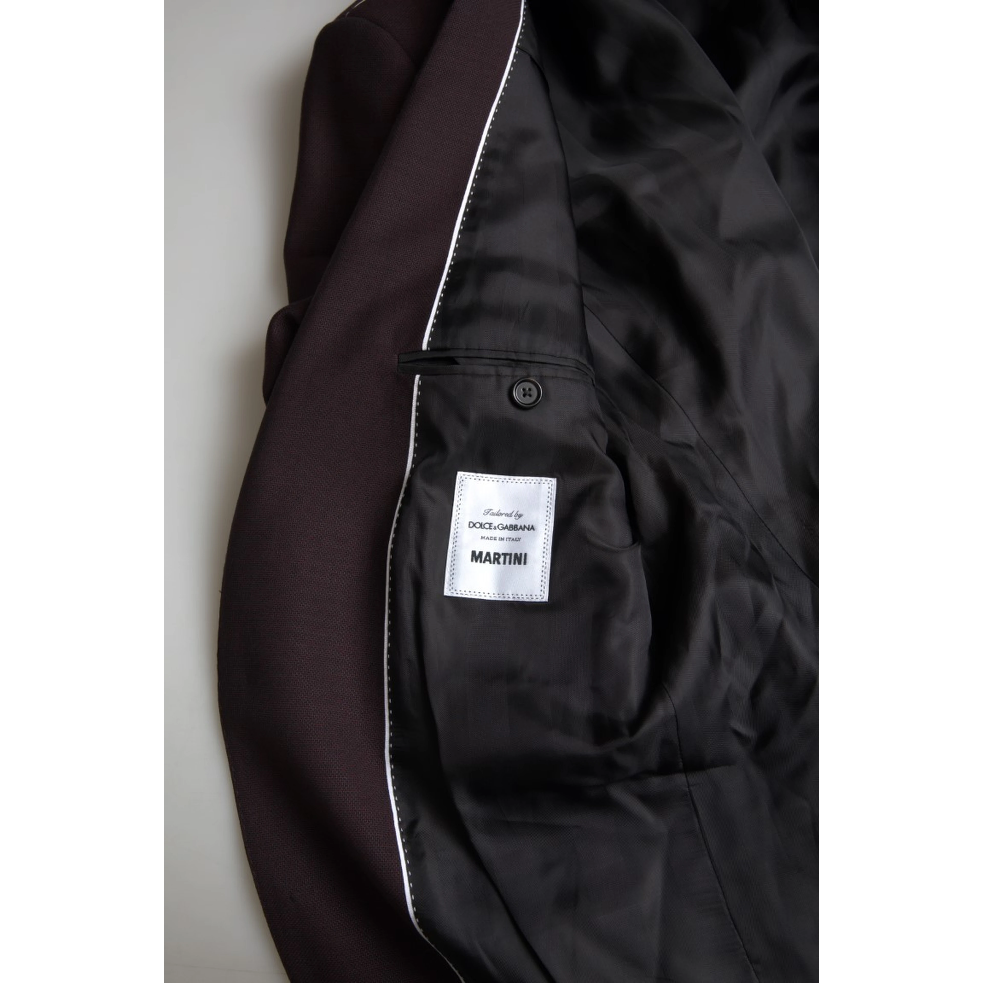 Maroon 2 Piece Single Breasted MARTINI Suit