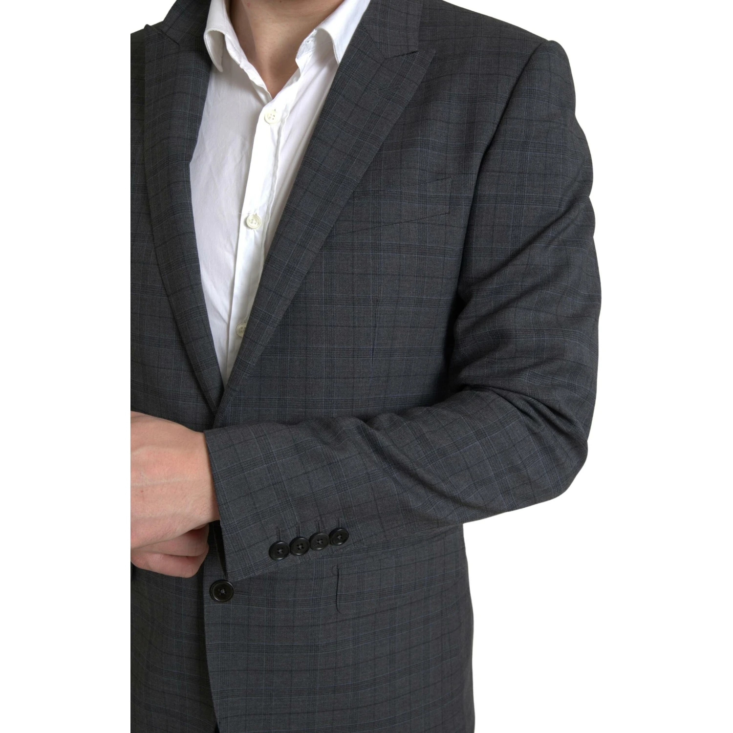Gray 2 Piece Single Breasted MARTINI Suit