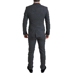 Gray 2 Piece Single Breasted MARTINI Suit