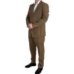 Brown 2 Piece Single Breasted TAORMINA Suit