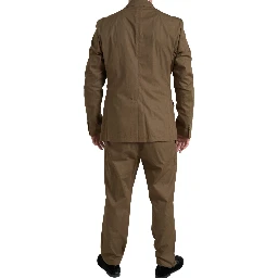 Brown 2 Piece Single Breasted TAORMINA Suit