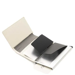 Beige Calfskin Wallet