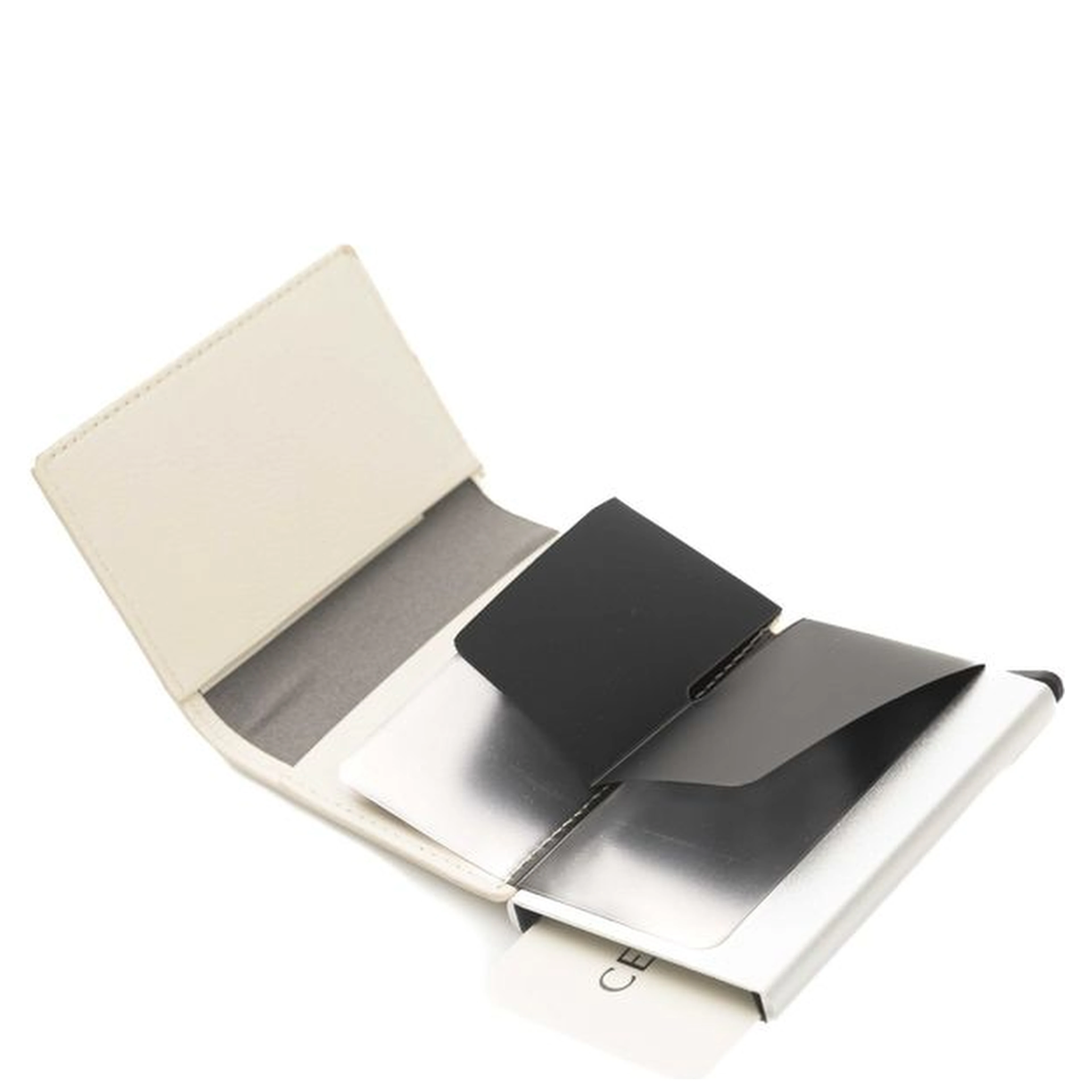 Beige Calfskin Wallet