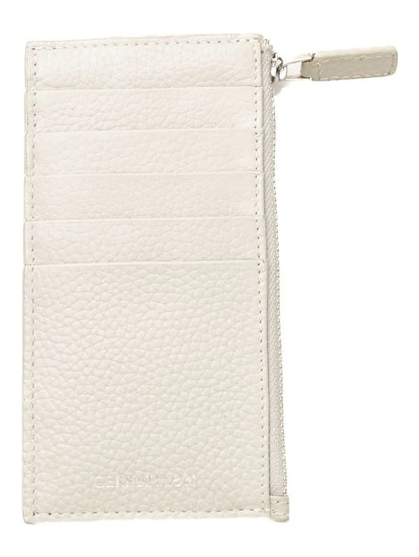 White Leather Wallet