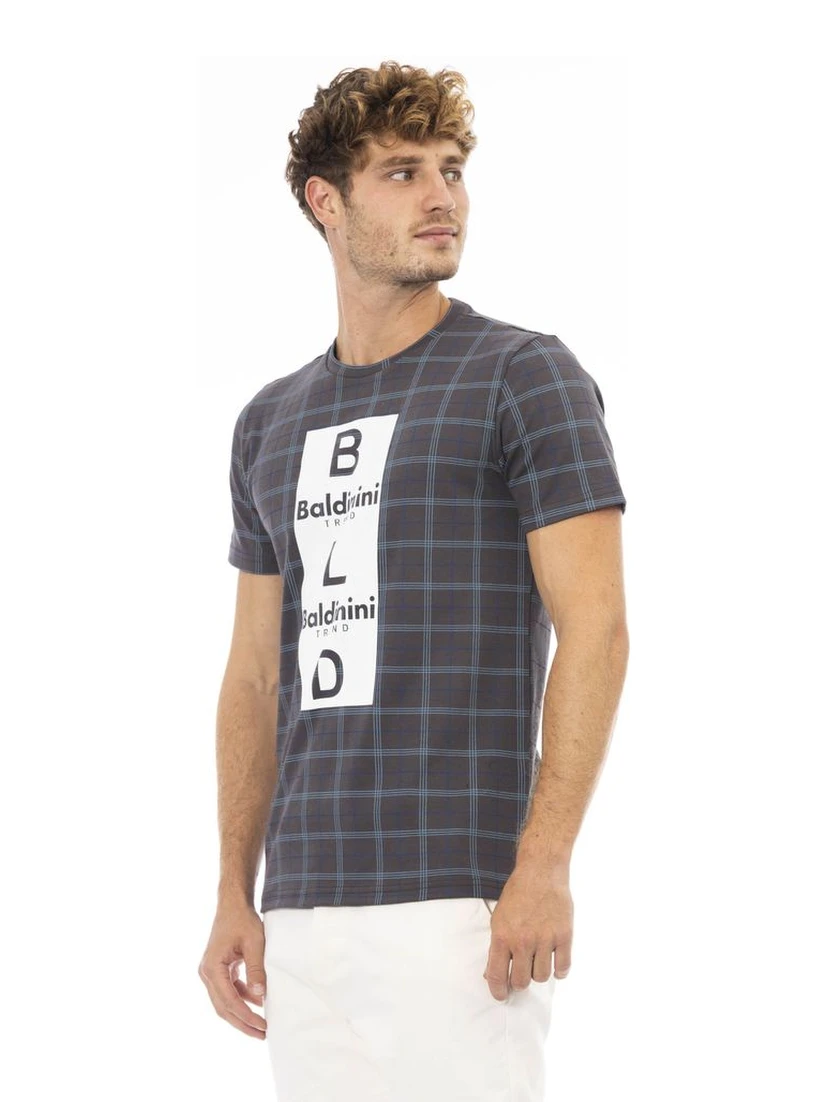 Gray Cotton T-Shirt