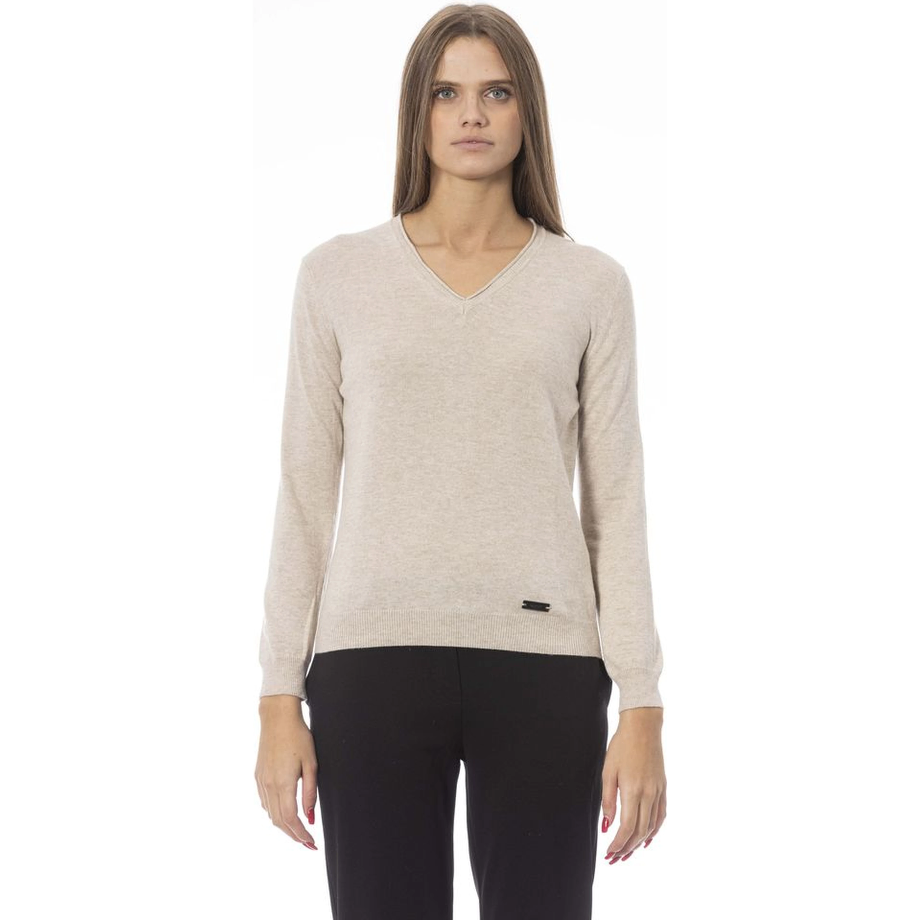 Beige Polyamide Sweater