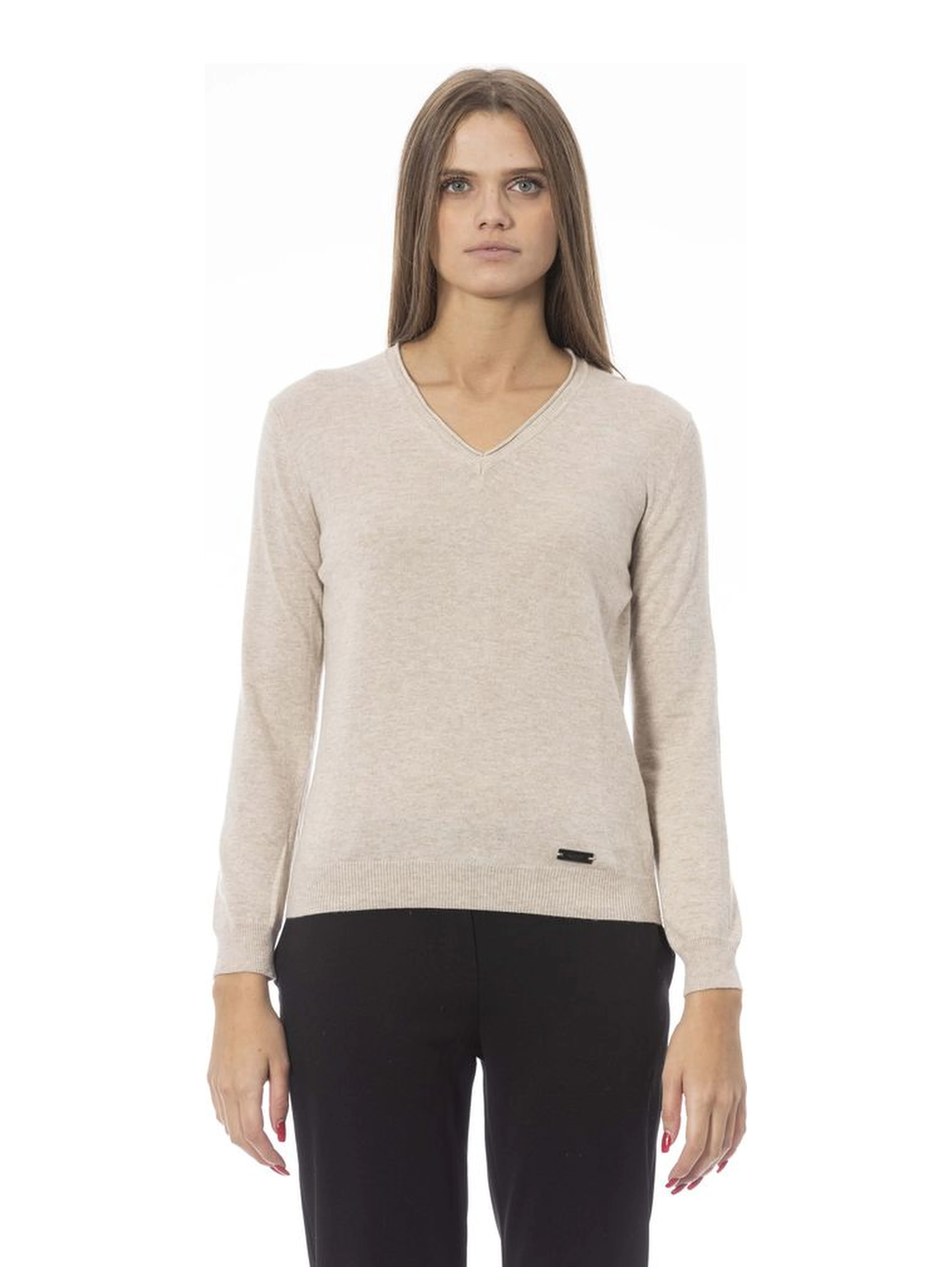 Beige Polyamide Sweater