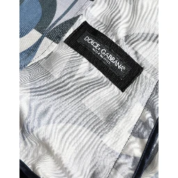 Multicolor Logo Print Bomber Blouson Jacket