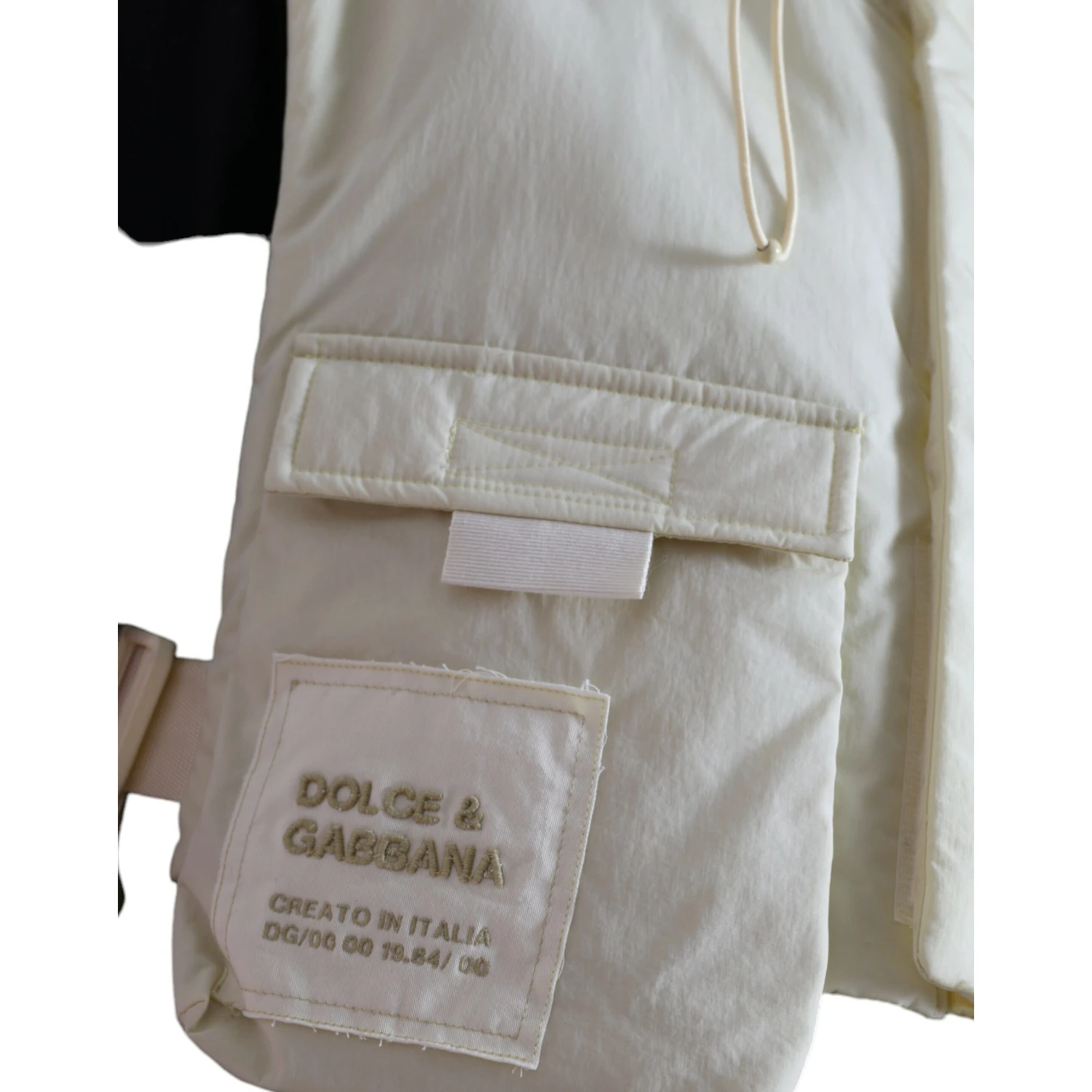 Yellow Nylon Hooded Sportswear Vest Jacket