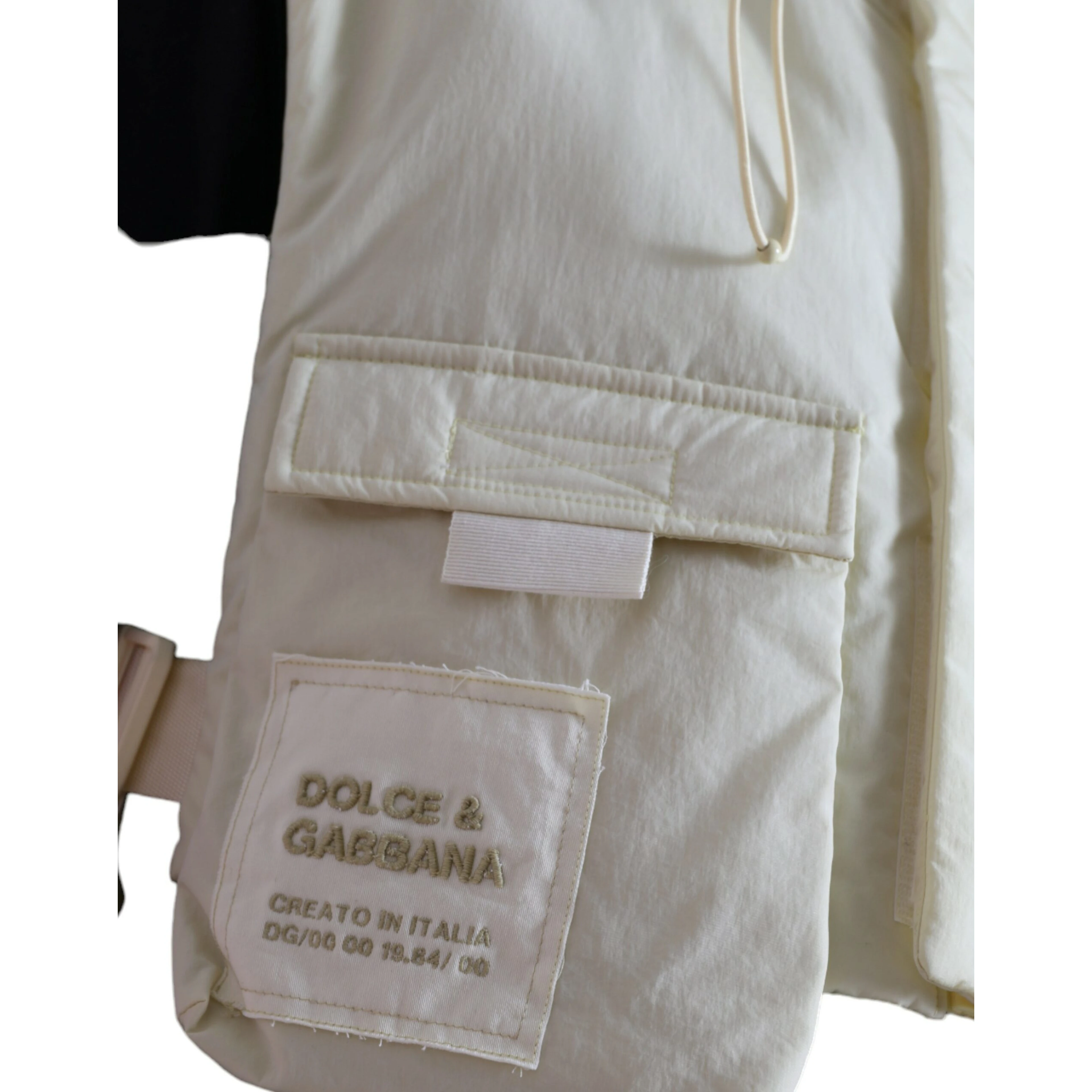 Yellow Nylon Hooded Sportswear Vest Jacket