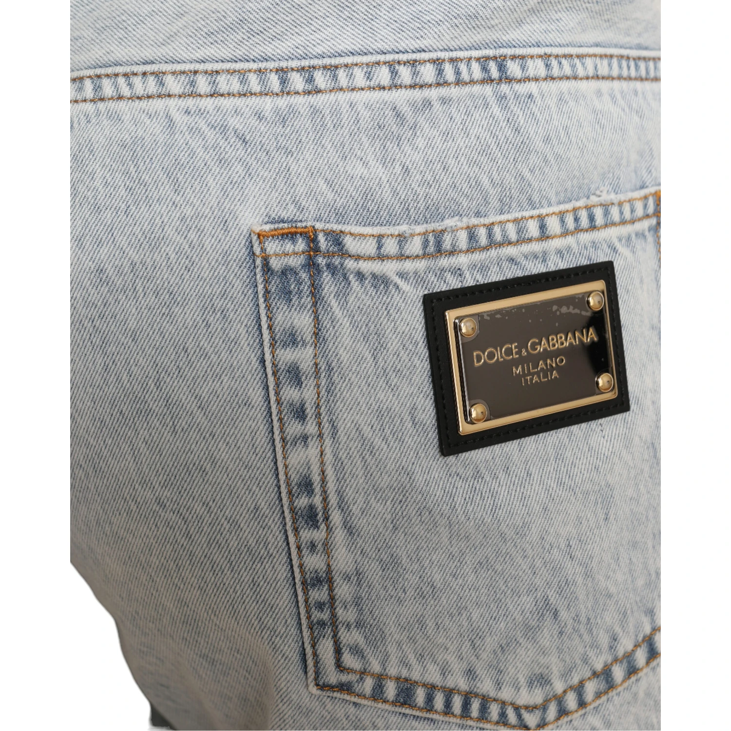 Multicolor Floral Print Denim Bermuda Shorts