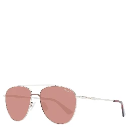 Gold Stainless Steel Sunglasses