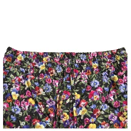 Multicolor Floral High Waist Hot Pants Shorts